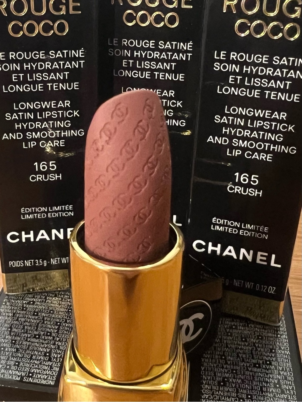 Chanel Rouge Coco Limited Edition Lipstick in Crush 165